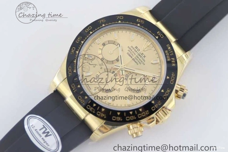 MiroTime 0423 Daytona 116518 TWF 1:1 Best Edition 904L Steel YG Dial on Oysterflex Strap A Youthful 2424